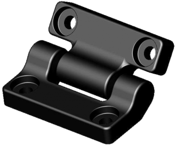 Reell Nylon constant torque positioning hinge MH12-series, symmetrical