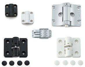 Sugatsune (Lamp) detent torque hinge with optional damping for soft-close, detent positioning hinge